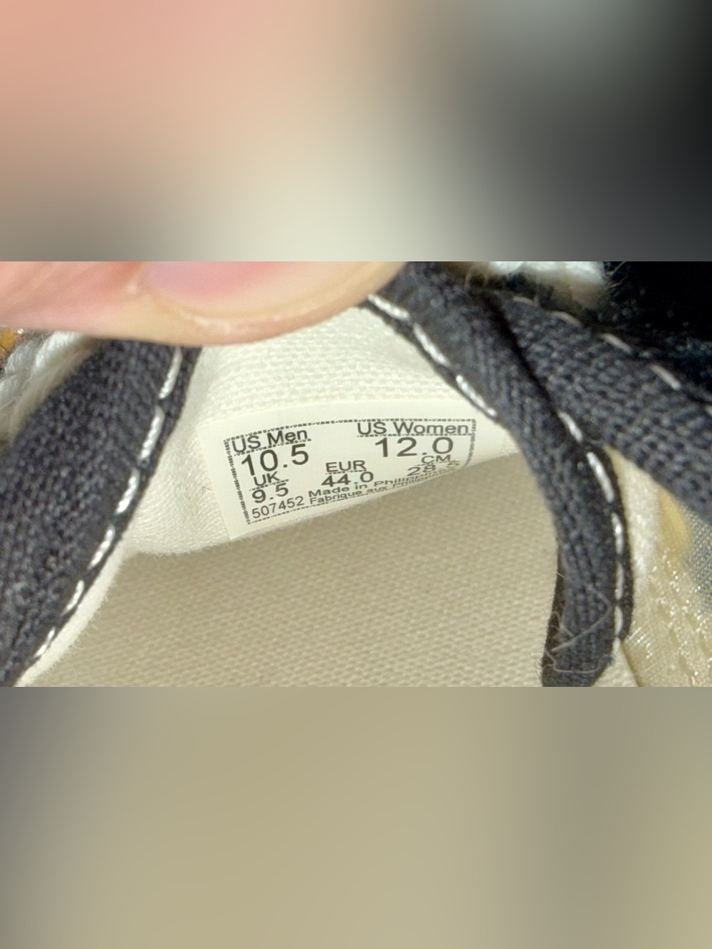 NWOB Vans Premium Authentic 44 Needlework Shoes Sneakers Floral Men’s US 10.5 - Picture 7 of 7